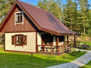 Фото номера Дом с 2 спальнями Дома для отпуска Domek na Kaszubach nad Jeziorem г. Kłodno 24